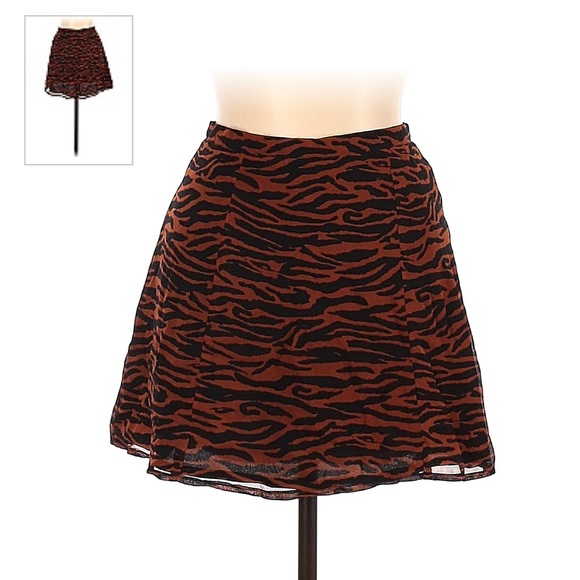 Verge Girl Skirts Verge Girl Zebra Mini Skirt Poshmark